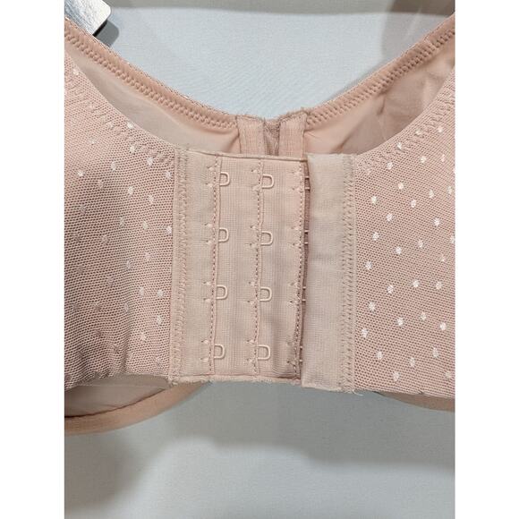 Wacoal 855303 Bra Back Smoothing Full Coverage Underwire Blush Pink 42DDD NWT - Picture 8 of 10